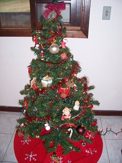 Xmas Tree That Leila Put Up.